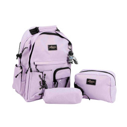 17 Inch Back pack Set - Purple